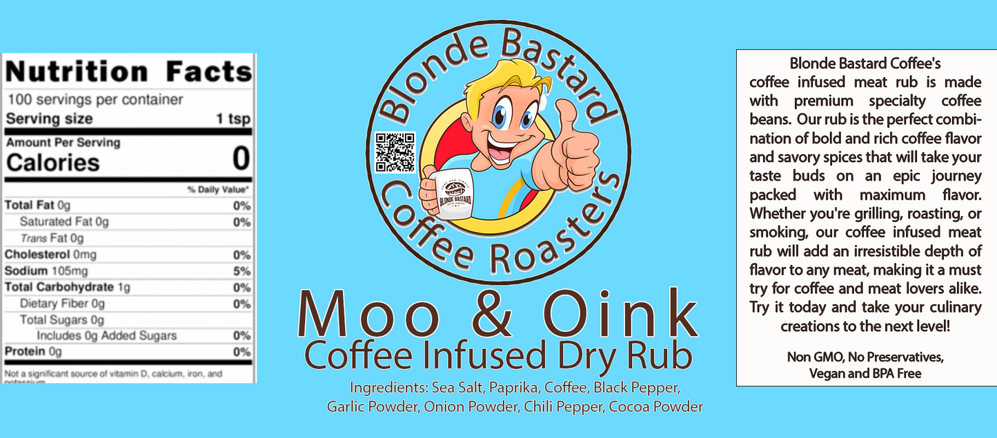 Moo & Oink Coffee-Infused Dry Rub