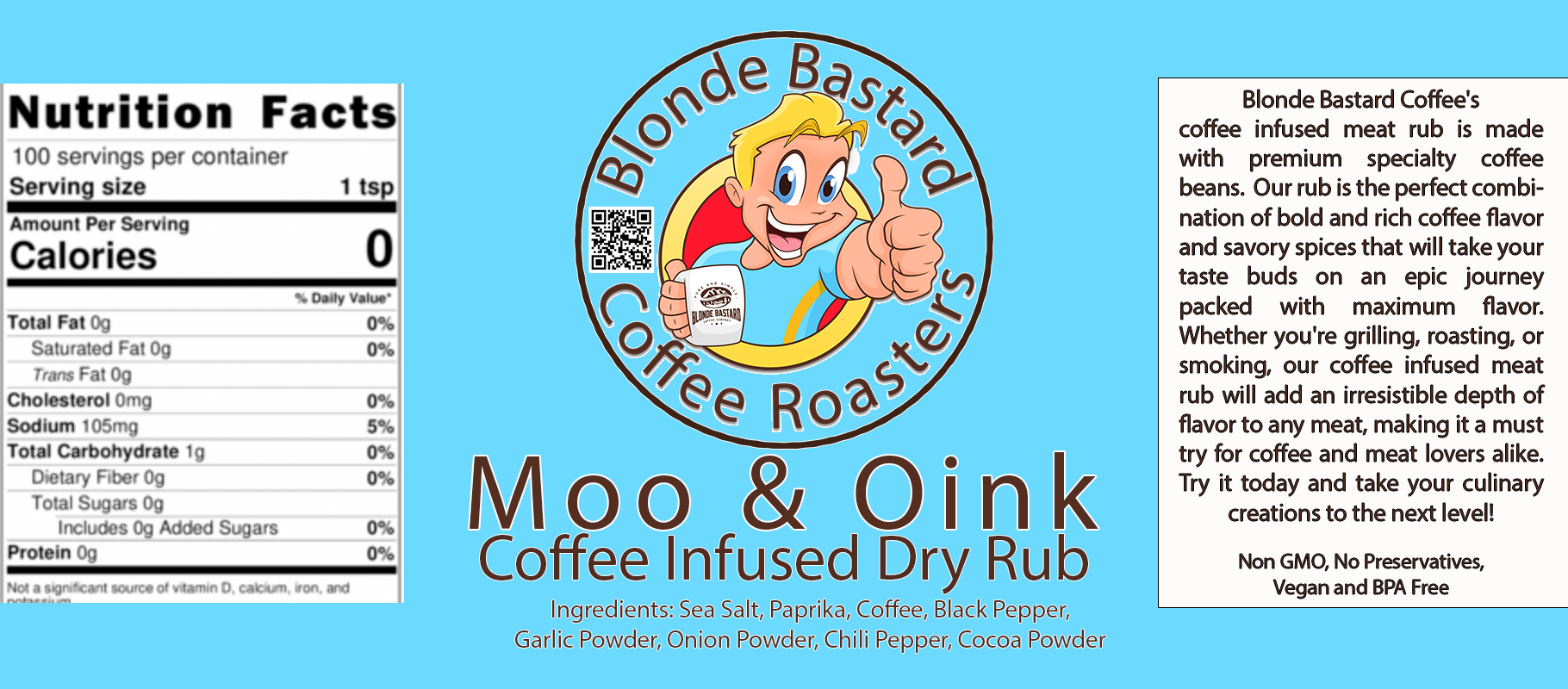 Moo & Oink Coffee-Infused Dry Rub