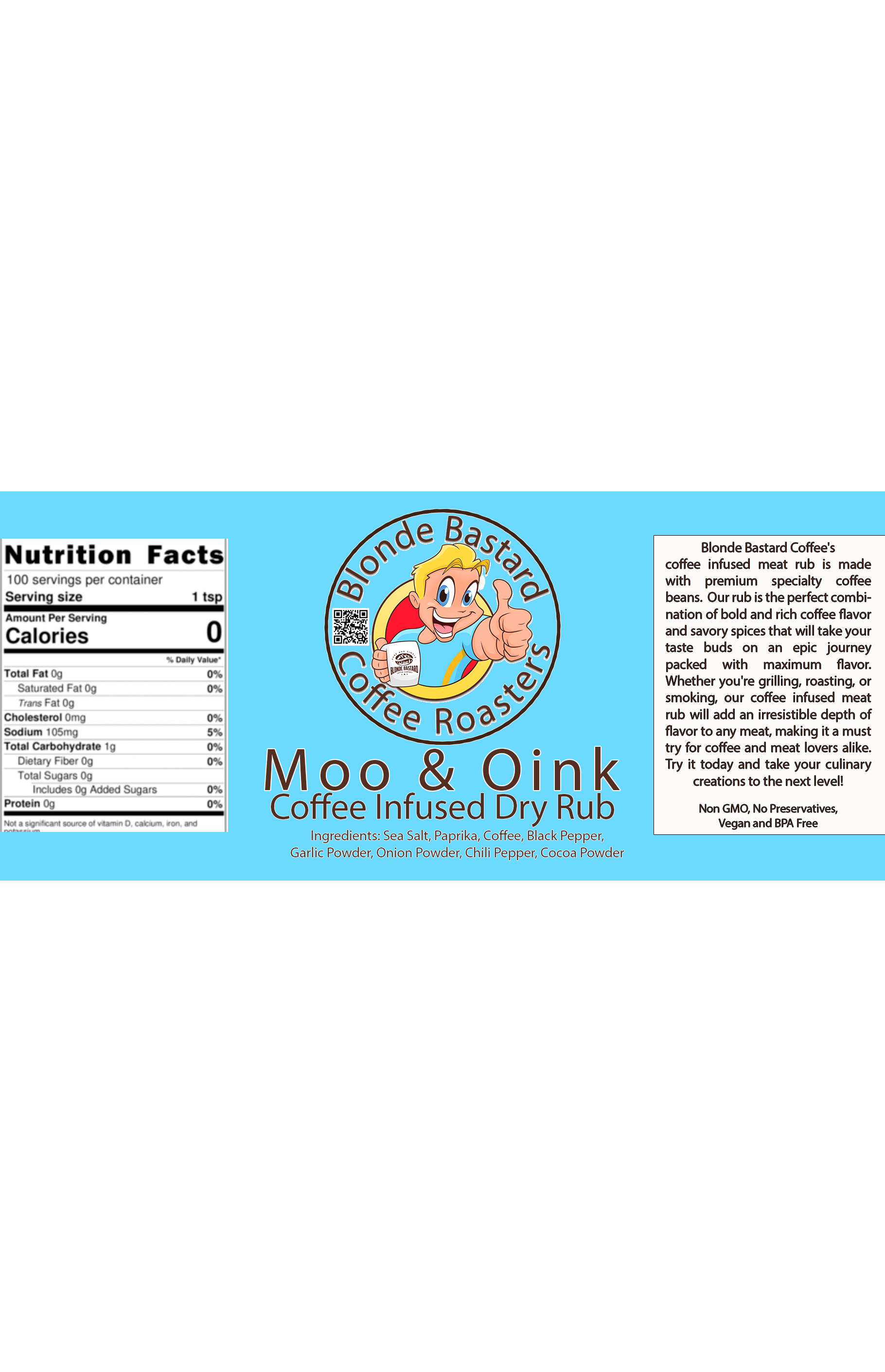 Moo & Oink Coffee-Infused Dry Rub