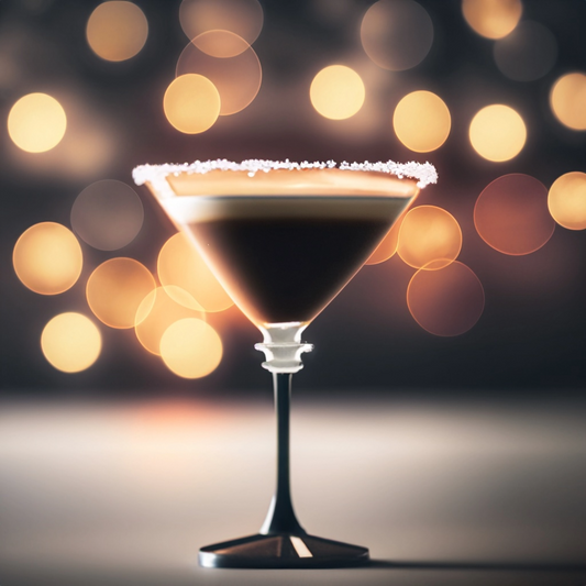 Cold Brew Coffee Martini in frosted glass