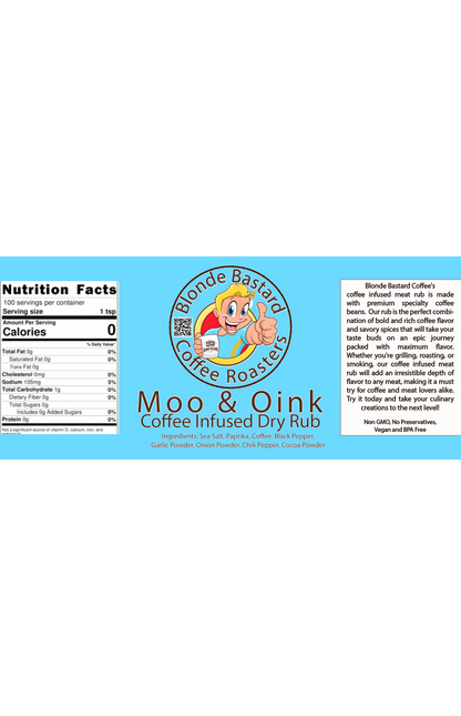 Moo & Oink Coffee-Infused Dry Rub