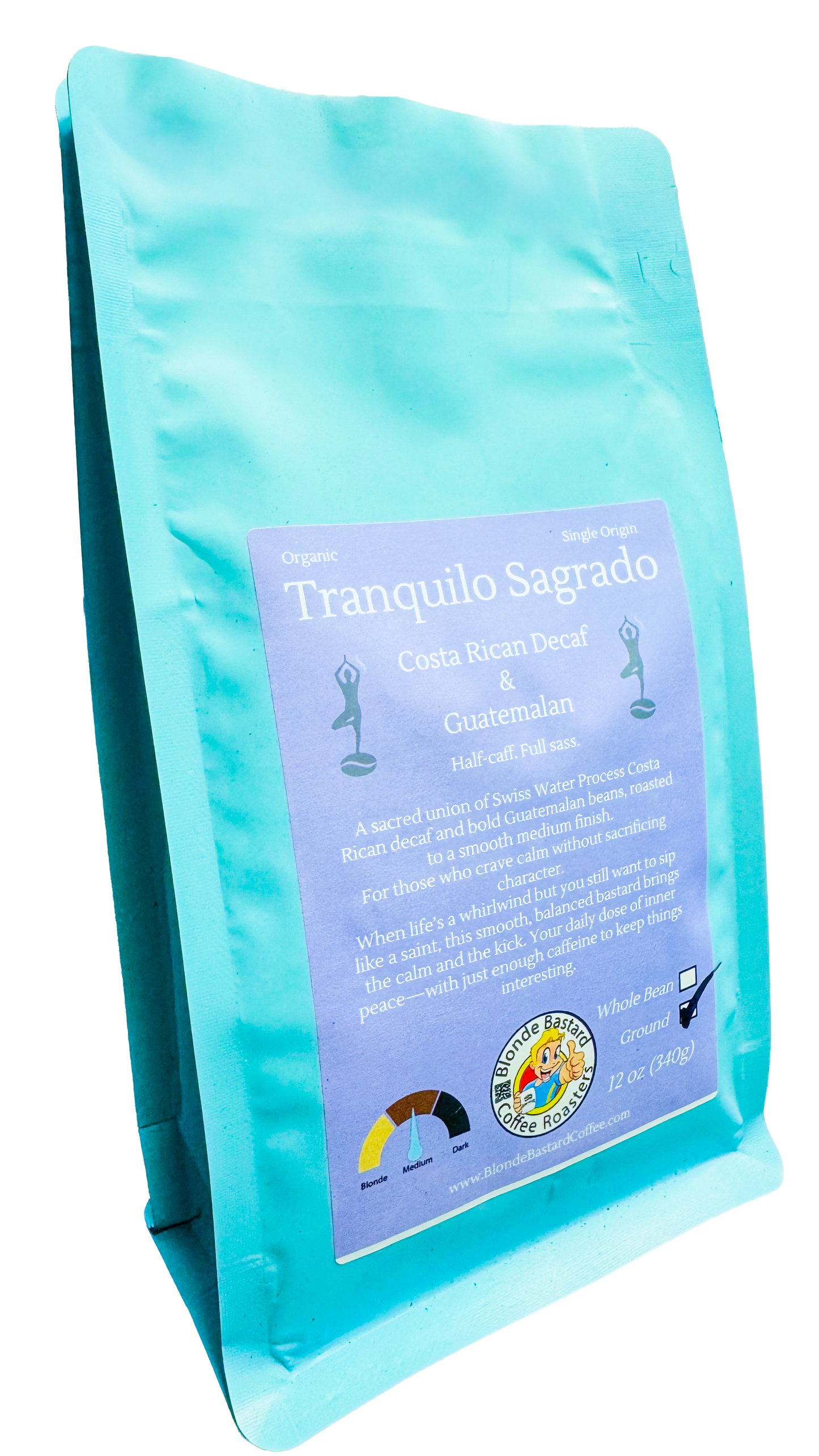 12 oz Central Blend Half-Caff
