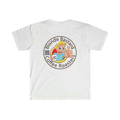 Blonde Bastard Coffee Unisex Softstyle T-Shirt